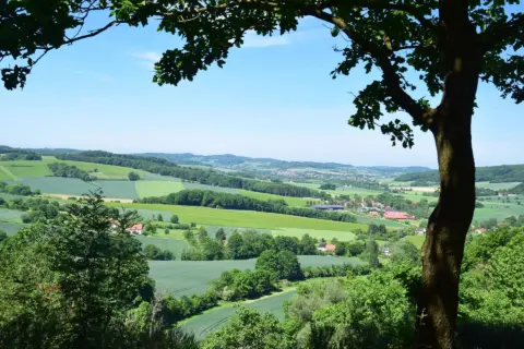 Aussichtspunkt Hexenberg in Lüdenhausen