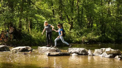 Steinsel am Naturpfad Weltende