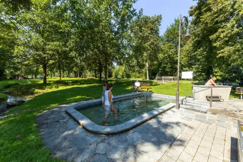 Schnellepark Gundelfingen mit Kneippanlage