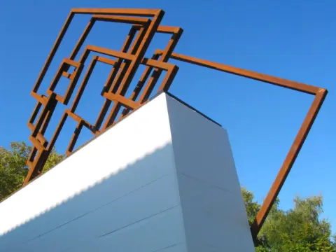 Der Goldene Schnitt - Skulptur
