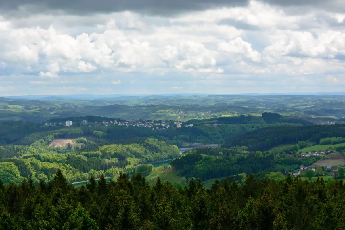 Blick auf die Aggertalsperre
