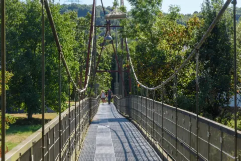 Hängebrücke Halft