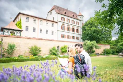 Schlossgraben und Zwinger am Stadtschloss
